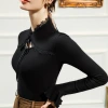The new 2022 autumn and winter collection features a French retro design with flared sleeves, paired with a base layer, a stylish mini shirt and a European-style top Application Scenario